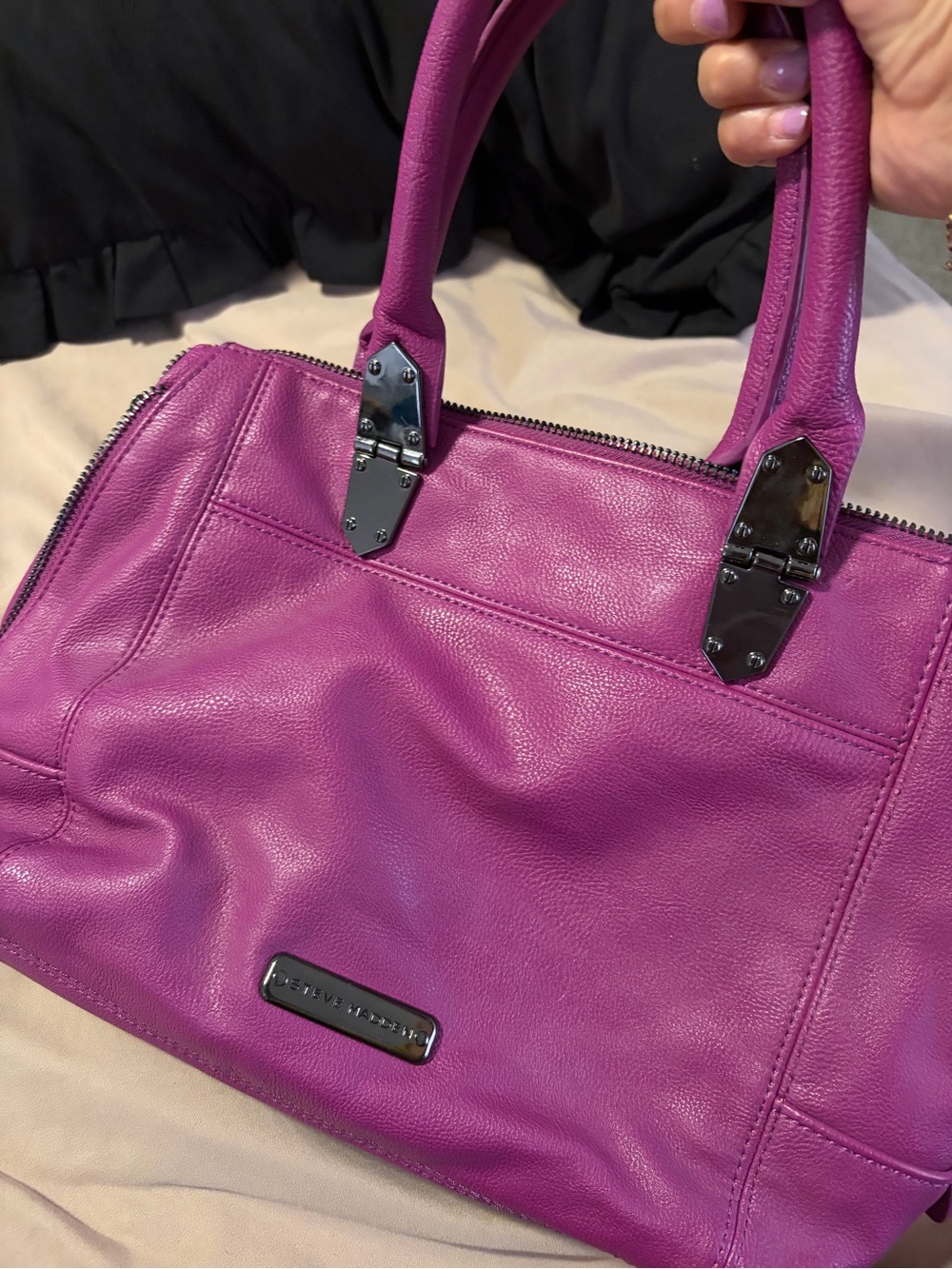 Steve Madden Purple Satchel
